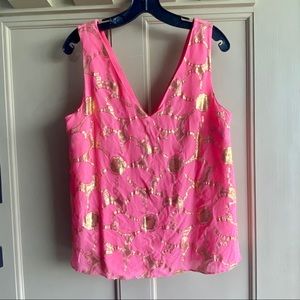 Pink Lilly Pulitzer Tank Top